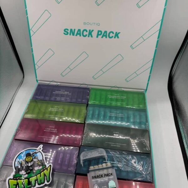 Boutiq snack pack infused minis prerolls