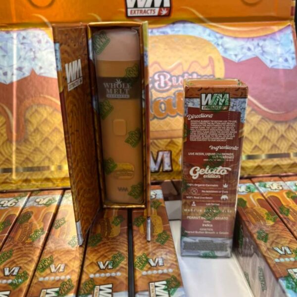 whole melt extracts v6 2g disposable gelato edition