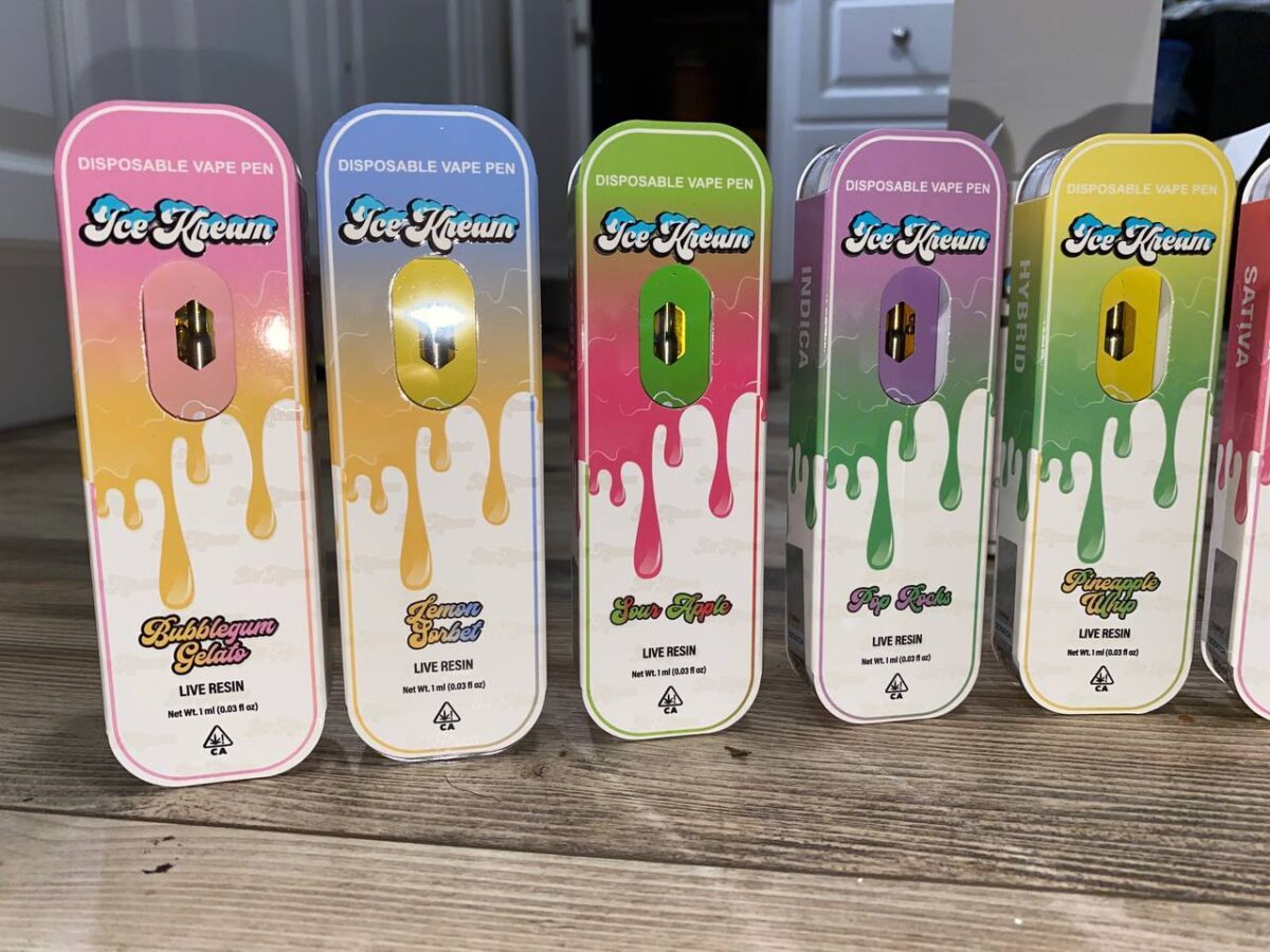 ice kream disposable vape pen