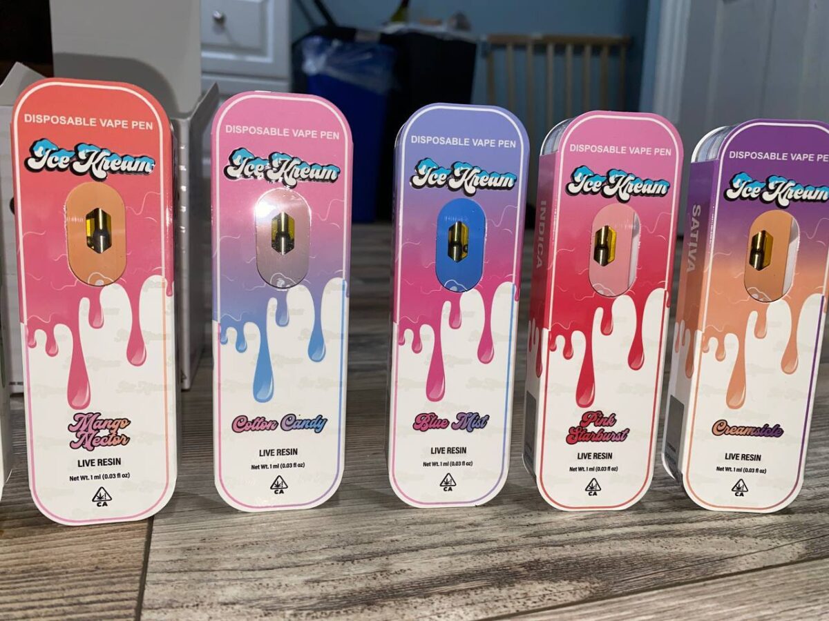 ice kream disposable vape pen