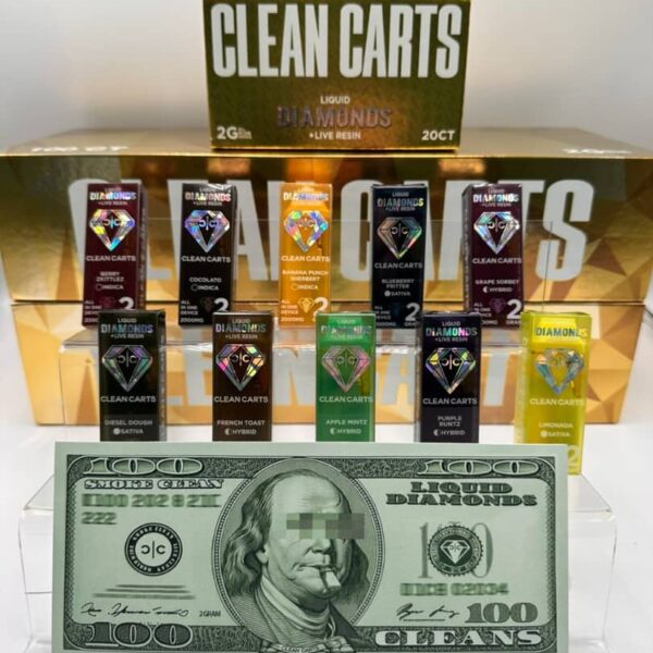 clean carts 2g disposable casino edition