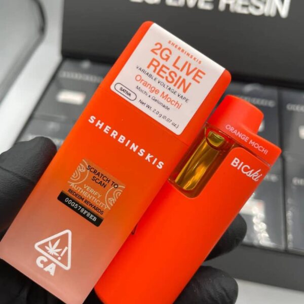 sherbinskis 2g live resin orange mochi