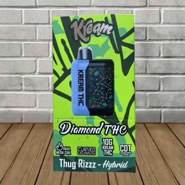 kream diamond thc blend disposable 10g