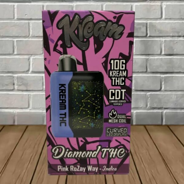 kream diamond thc blend disposable 10g
