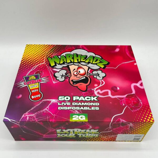 warheadz kiwi hi-chew 2g disposable