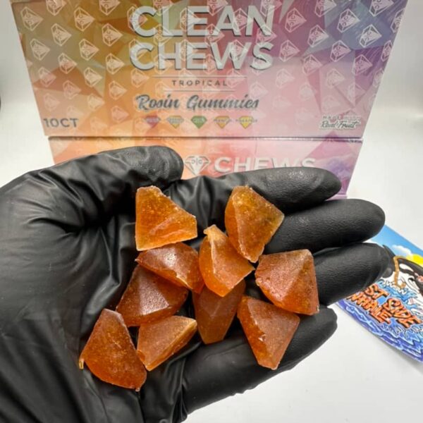 clean chews rosin gummies tropical flavors
