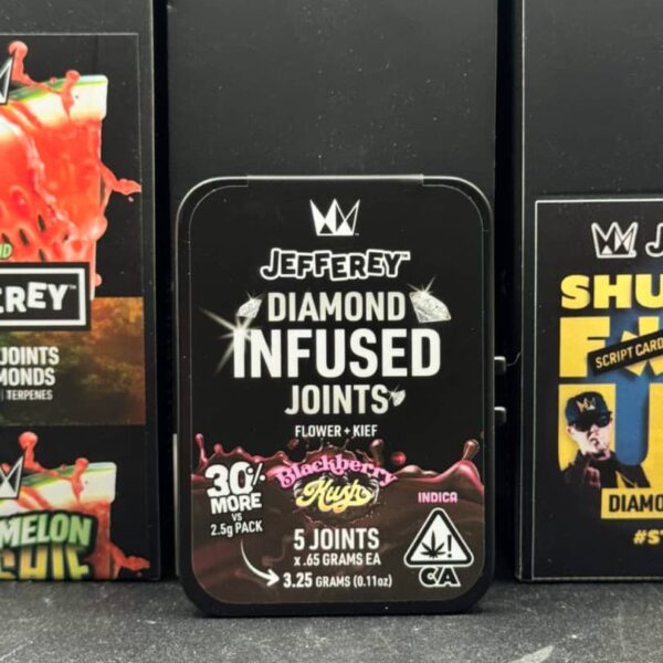jeffery diamonds infused joints prerolls