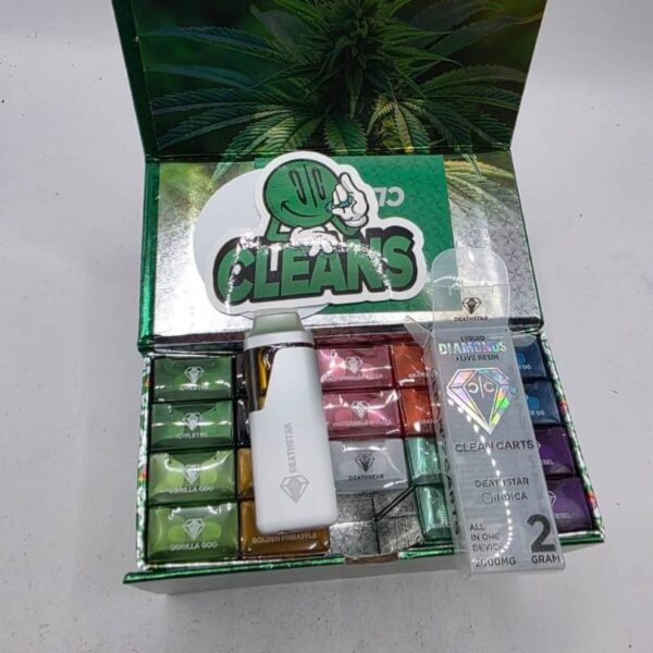 cleans clean carts 2g disposable green edition