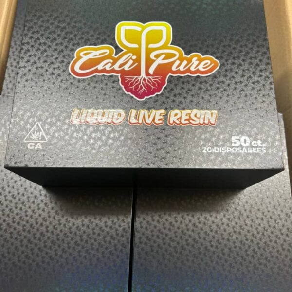 cali pure v2 2g disposable liquid live resin