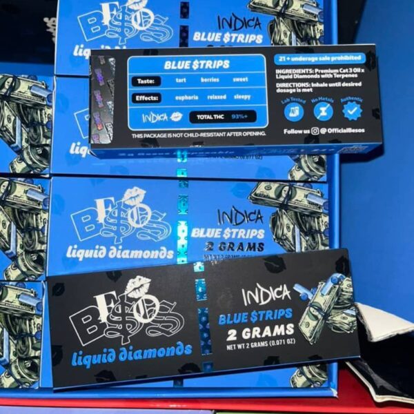 besos blue strips 2g disposable