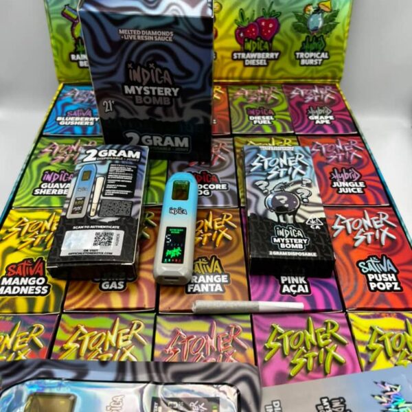 stoner stix 2gram disposable joint diamonds infused
