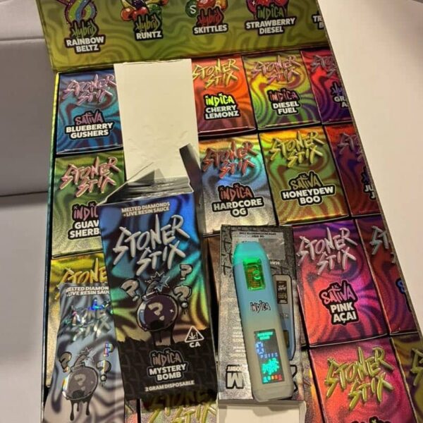 stoner stix 2gram disposable joint diamonds infused