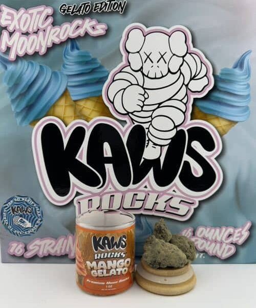 kaws rocks gelato edition