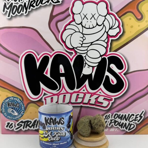 kaws exotic moonrocks cake edition
