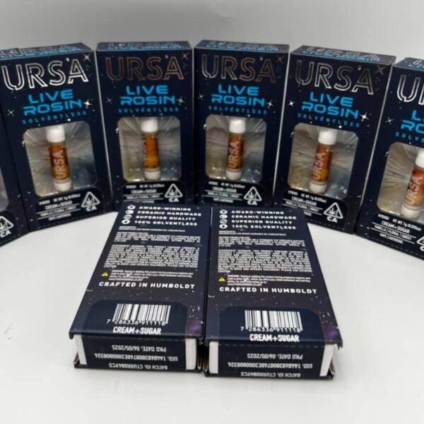 ursa 1g live rosin cartridges