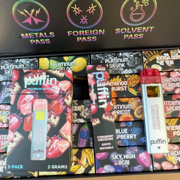 puffin 2g disposable platinum edition