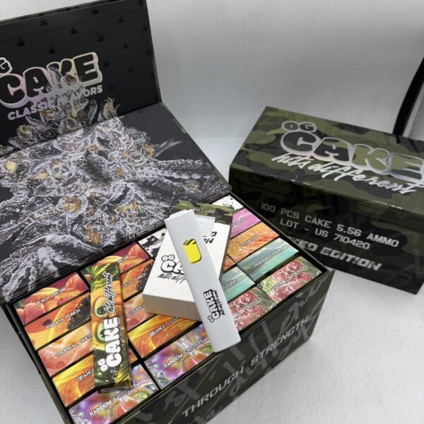 og cake hits different 2g disposable ammo lot limited edition