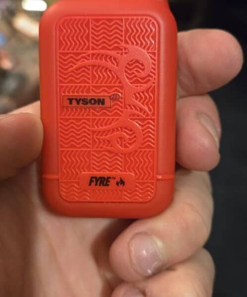 tyson knockout authentic 3 gram disposable