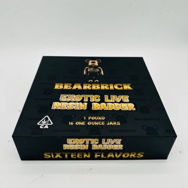 bearbrick exotic live resin badder 16jars