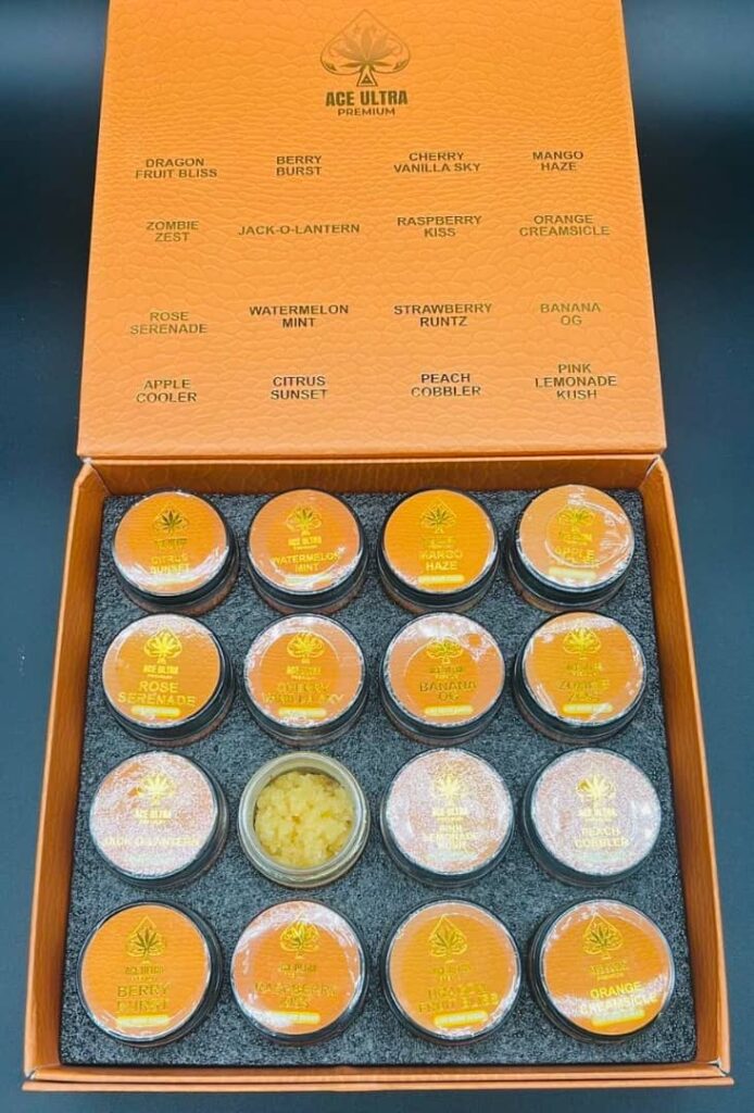 ace ultra premium sugar badder baller box 16oz