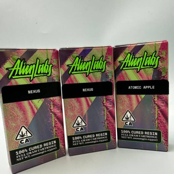 alien labs 1g cartridges cured resin