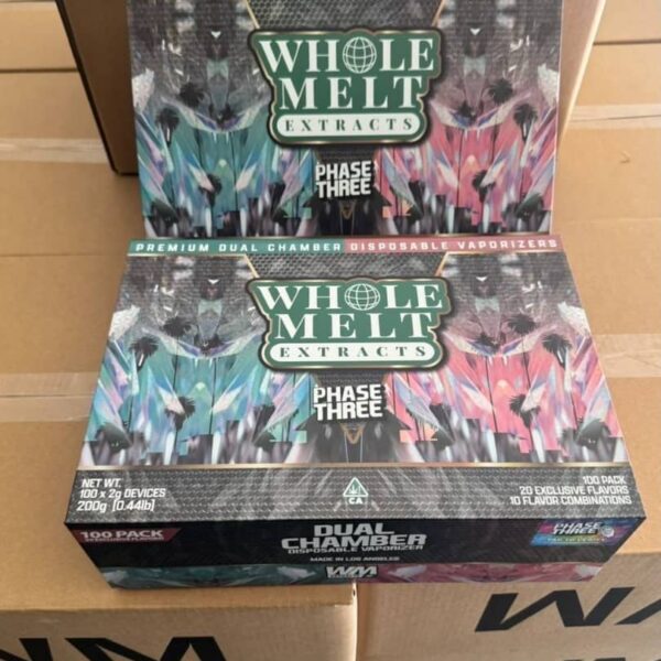 whole melt dual chamber phase three 2g disposable