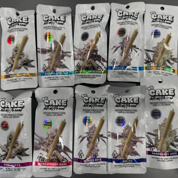 og cake hits different infused w/ kief live resin indoor flower