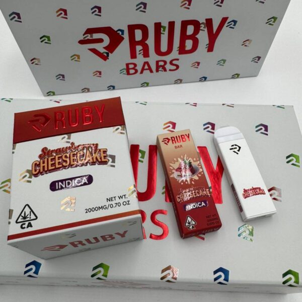 ruby bars 2g disposable