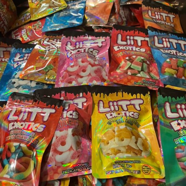 liit exotics 1000mg medicated gummies