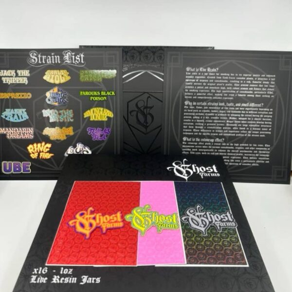 ghost farms live resin jars 1oz