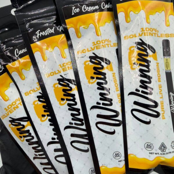 winning pure live rosin .5g vape