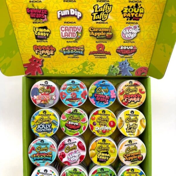 arcadia extracts candy edition crumble case 16oz