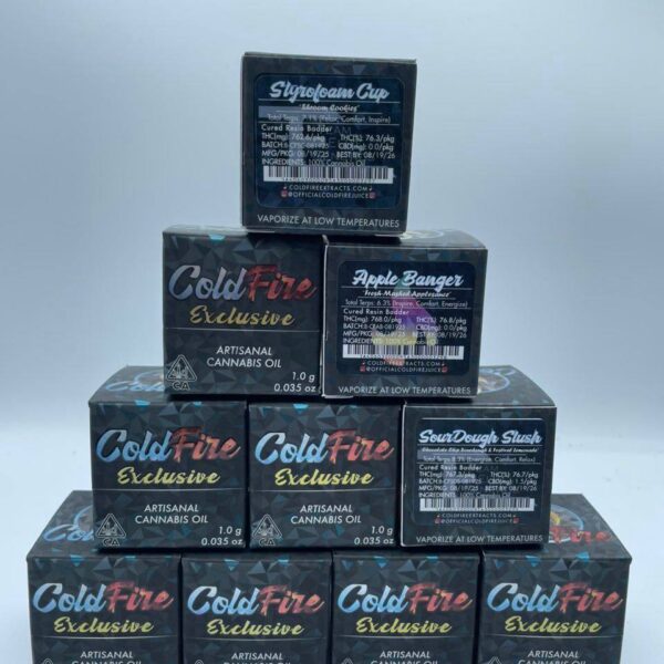 coldfire exclusive artisanal cannabis oil 1g
