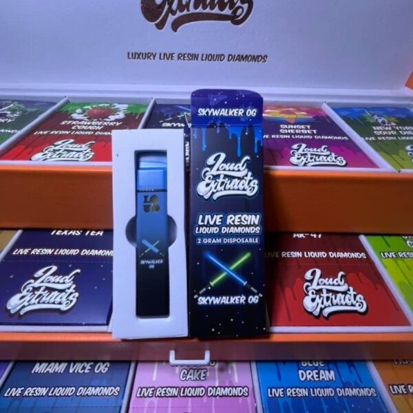 loud extracts 2g disposable luxury live resin liquid diamonds