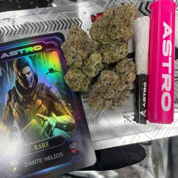 astro exotic indoors + prerolls 1lb