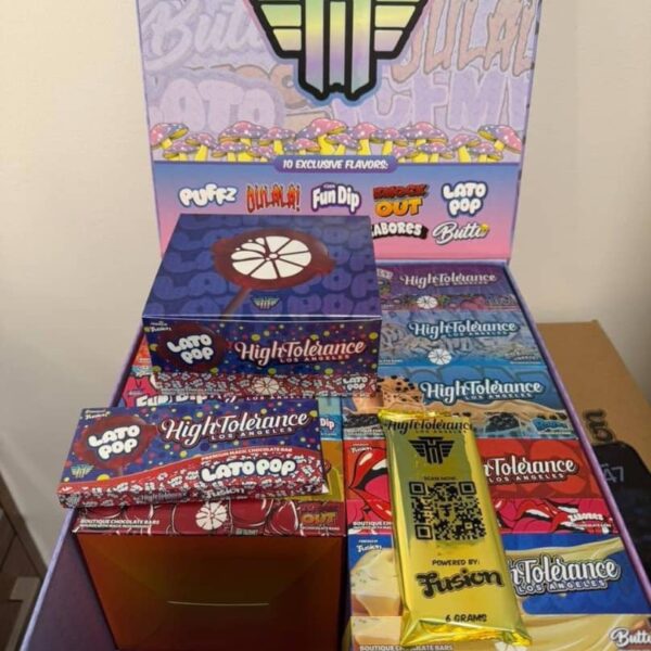 high tolerance x fusion chocolate bars boutique box