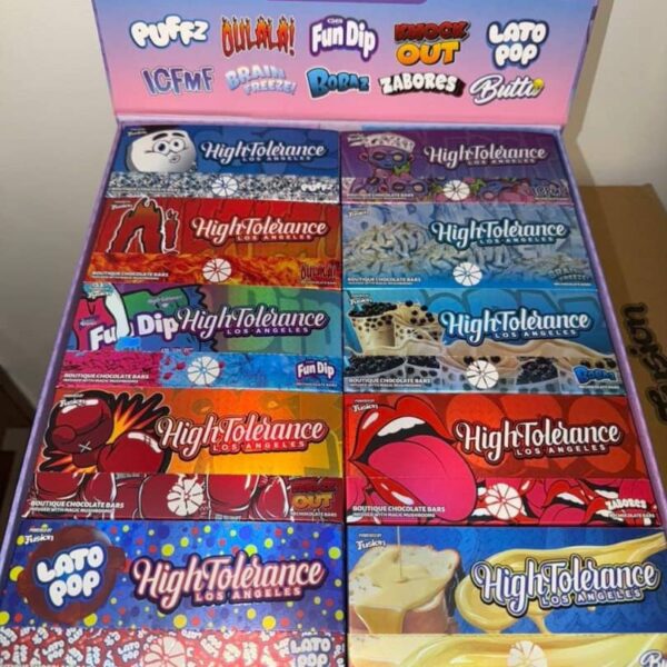 high tolerance x fusion chocolate bars boutique box