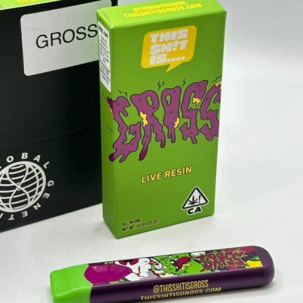 gross 1g live resin disposable