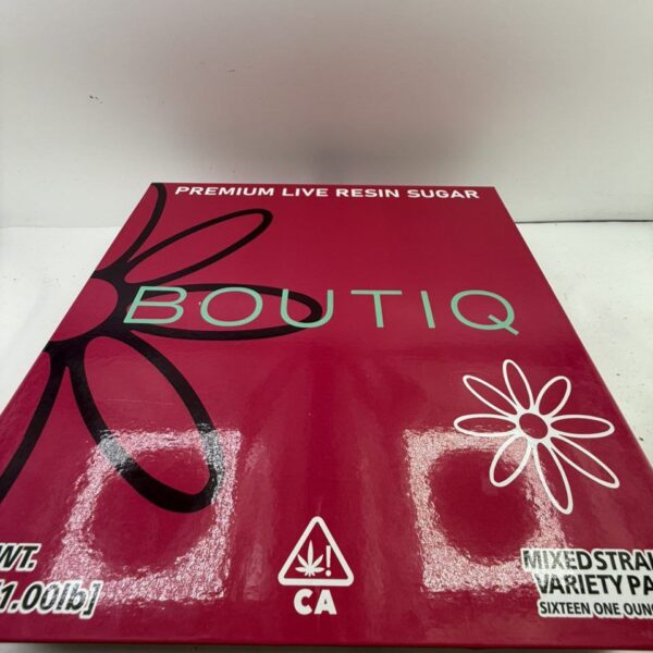 boutiq premium live resin sugar concentrates