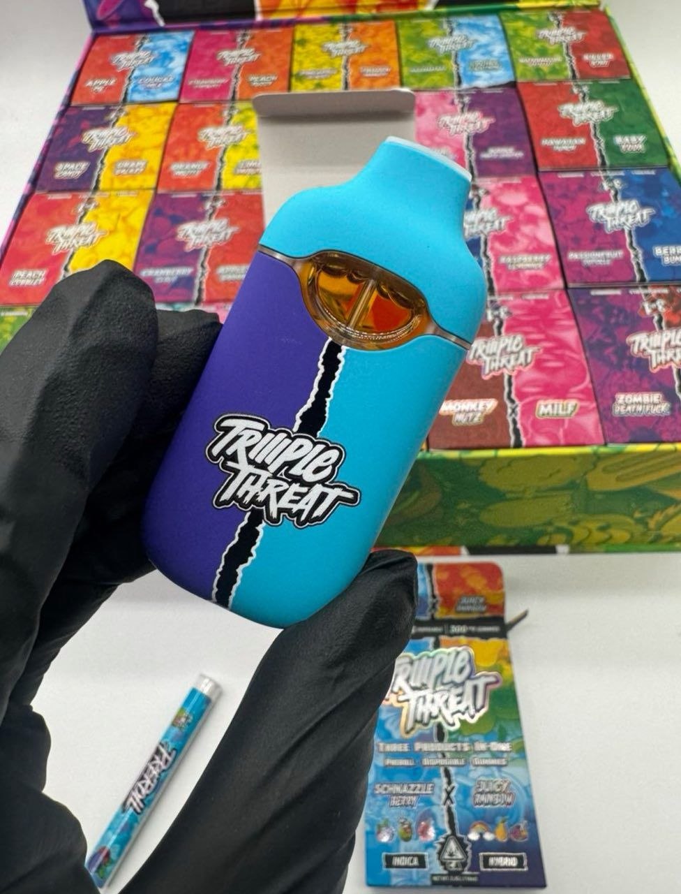 photo_2025-12-12_07-01-54 triiio triiiple threat 2g disposable preroll + gummies