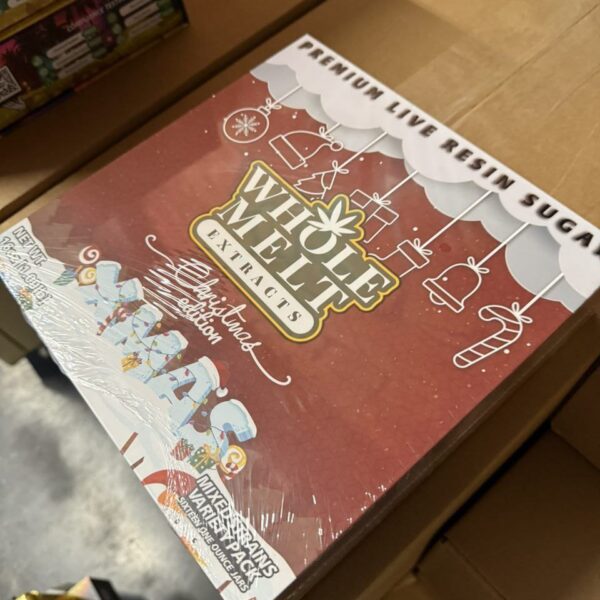 whole melt extracts premium live resin sugar Christmas edition