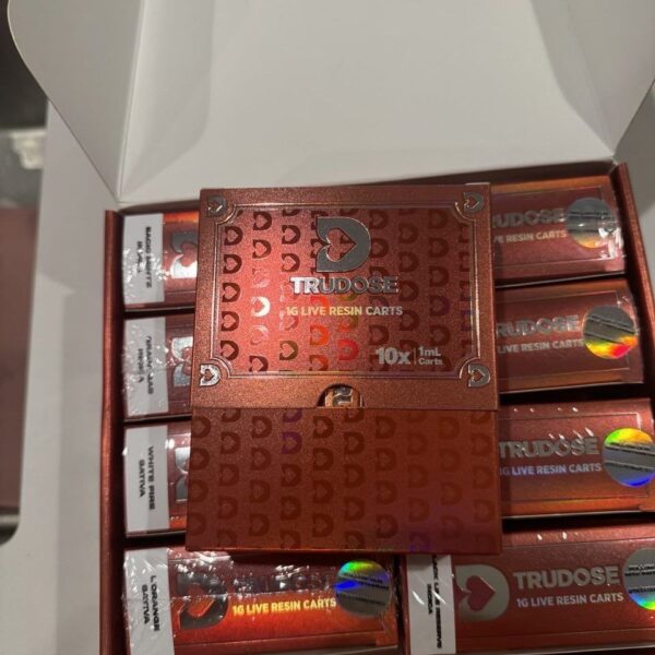 trudose 1g live resin carts