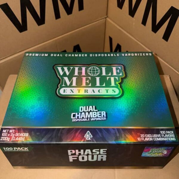 whole melt extracts phase four dual chamber 2g disposable