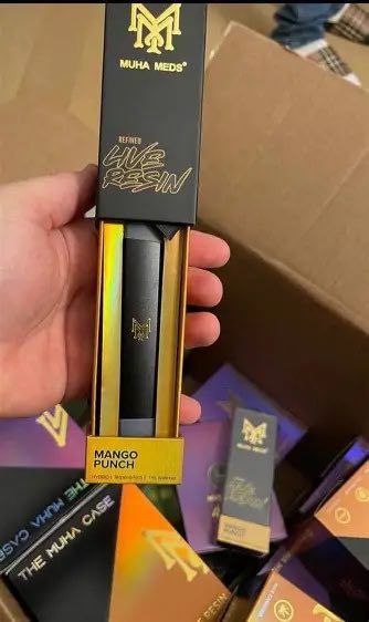 muha meds live resin cartridges 1g disposable
