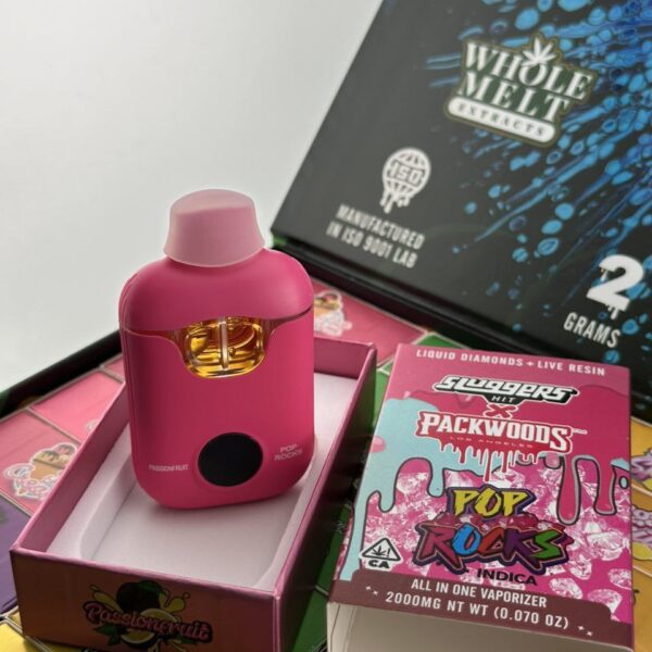 sluggers hit x packwoods all in one disposable 2g