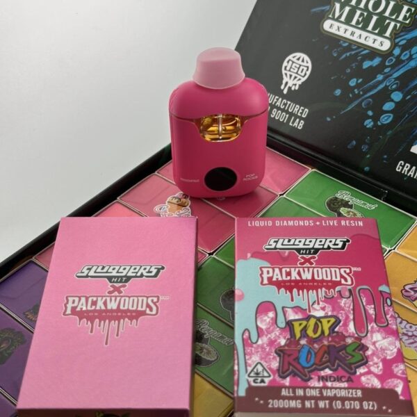 sluggers hit x packwoods all in one disposable 2g