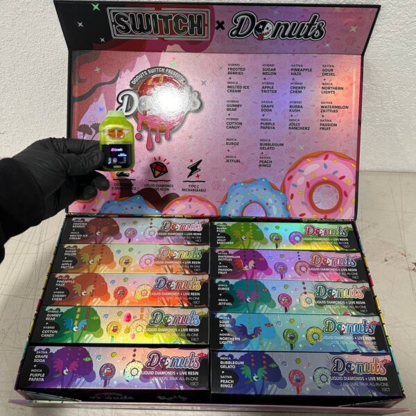 switch x donuts 2g disposable dual tank all in one