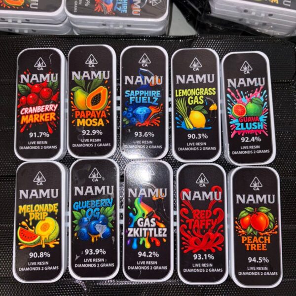 namu live resin diamonds 2g disposable