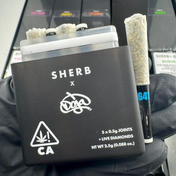 sherb x doja live rosin joints 2.5g