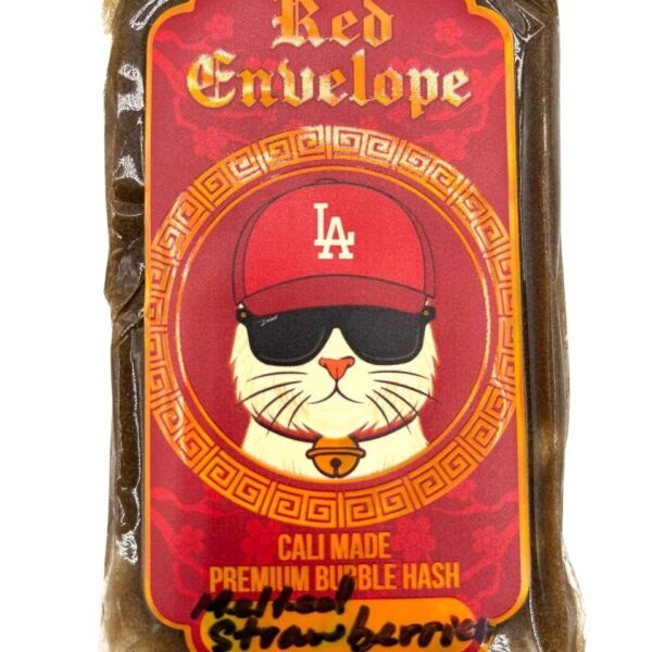 red envelope cali made premium bubble hash